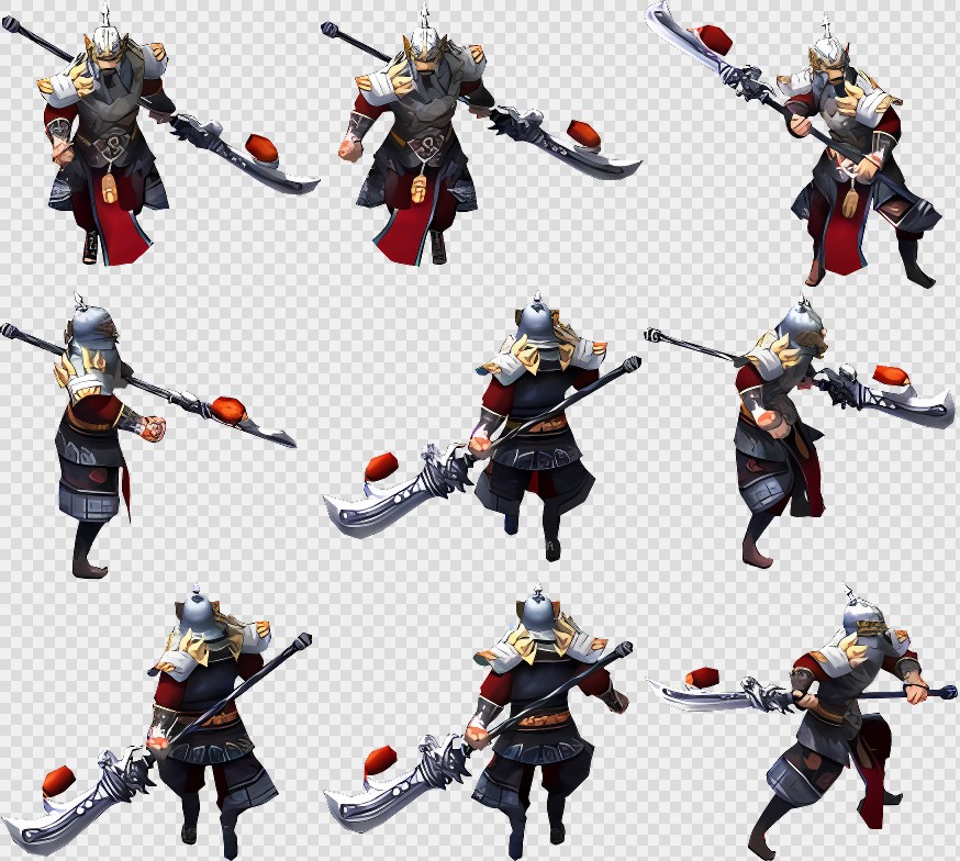 1万多张割草三国序列帧动画-三国-武将(武将 (38))