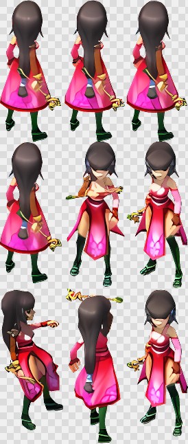 1万多张割草三国序列帧动画-女-三国-武将(武将 (18))