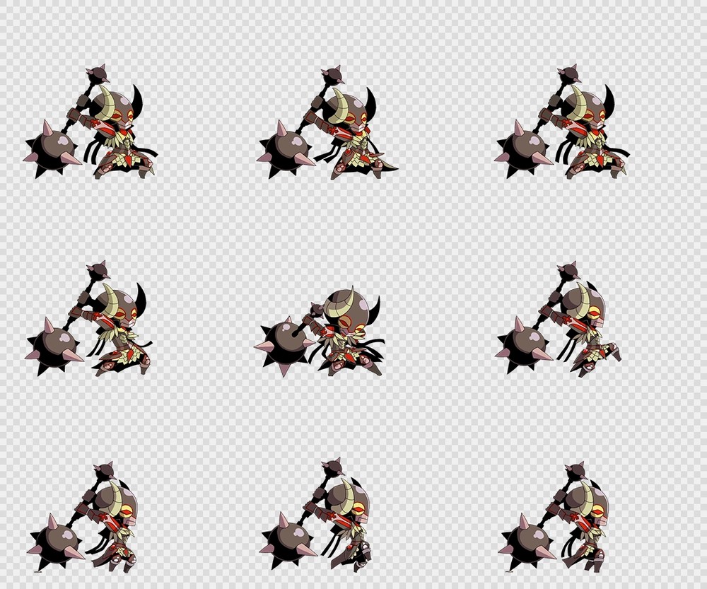 520套Q版二次元攻击动作PNG序列帧-Q版(player_115)