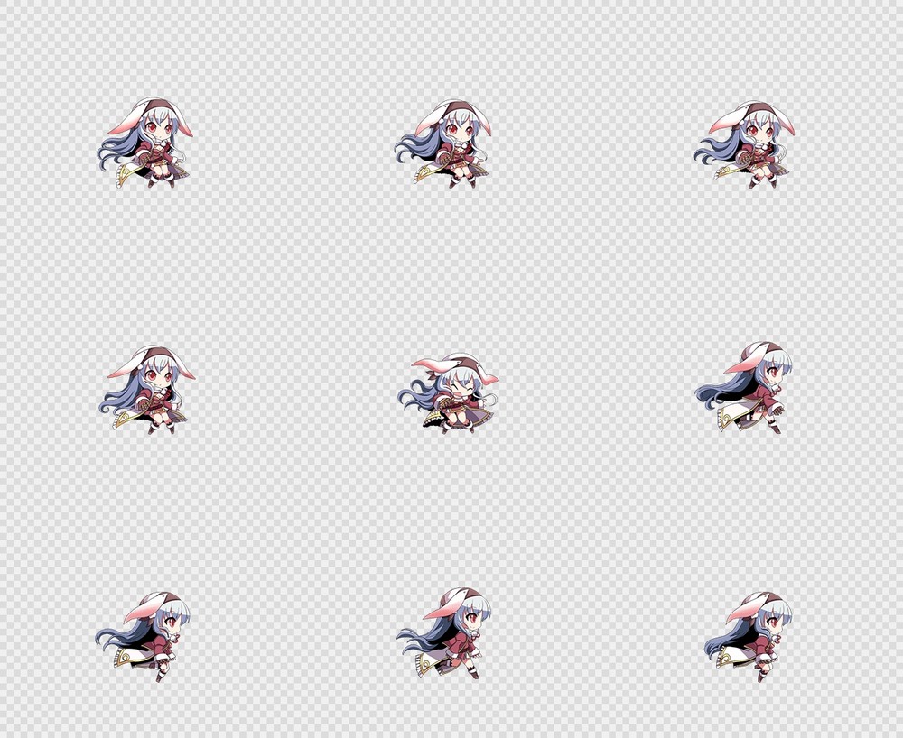 520套Q版二次元攻击动作PNG序列帧-Q版(player_0135)