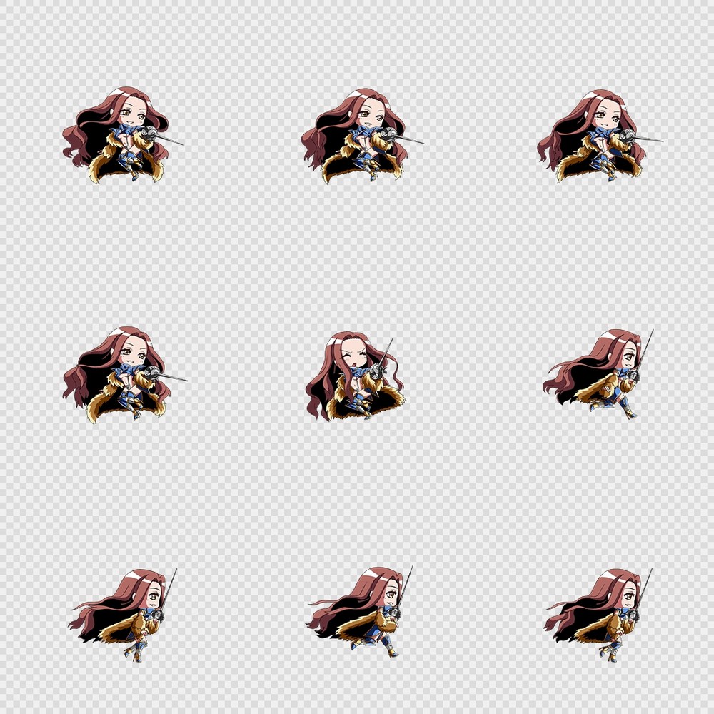520套Q版二次元攻击动作PNG序列帧-Q版(player_0155)