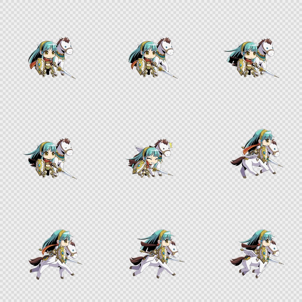 520套Q版二次元攻击动作PNG序列帧-Q版(player_0183)