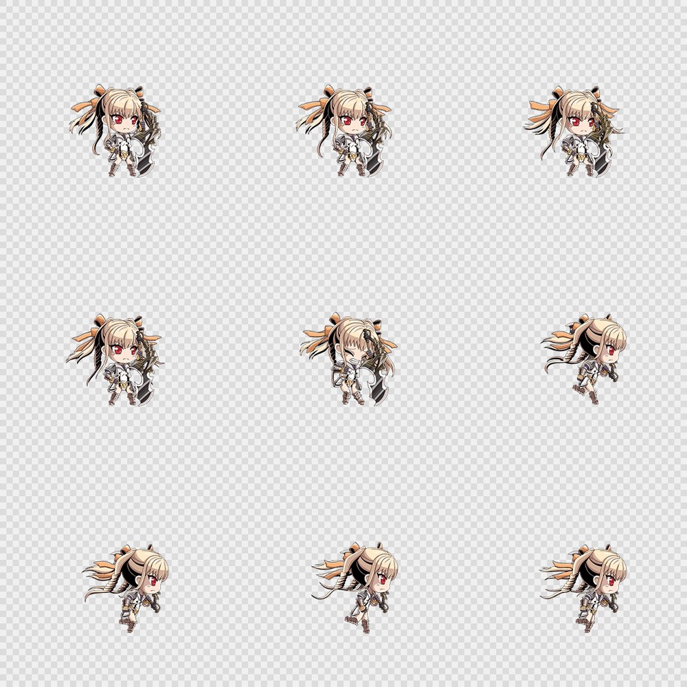 520套Q版二次元攻击动作PNG序列帧-Q版(player_0196)