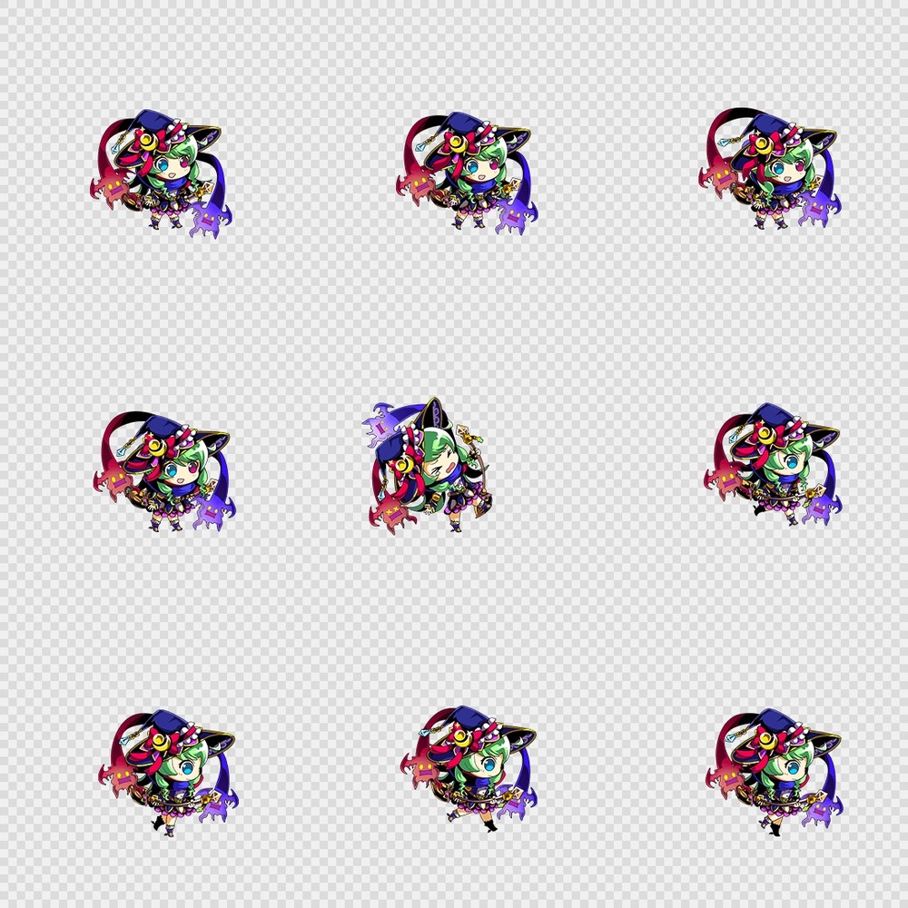 520套Q版二次元攻击动作PNG序列帧-Q版(player_0243)