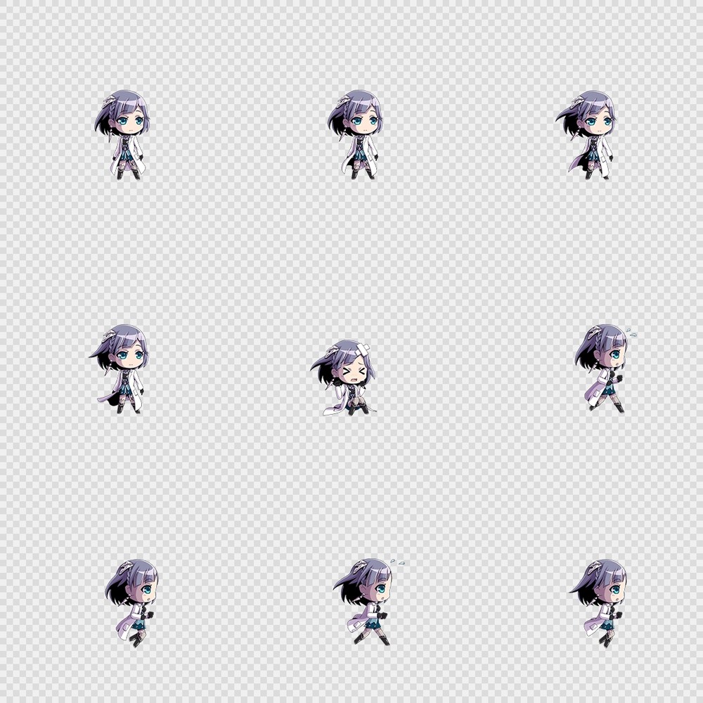520套Q版二次元攻击动作PNG序列帧-Q版(player_0268)