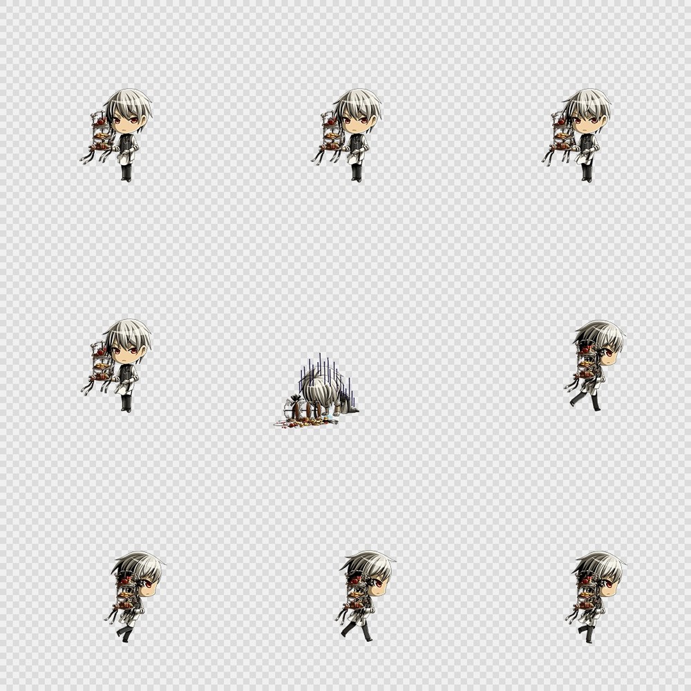 520套Q版二次元攻击动作PNG序列帧-Q版(player_0424)
