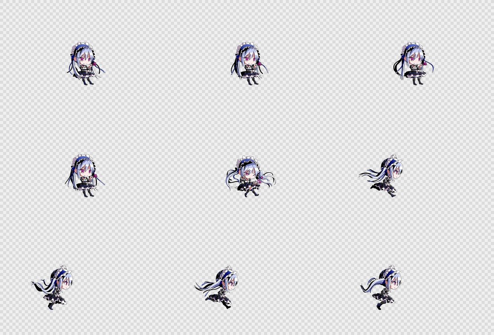 520套Q版二次元攻击动作PNG序列帧-Q版(player_0484)