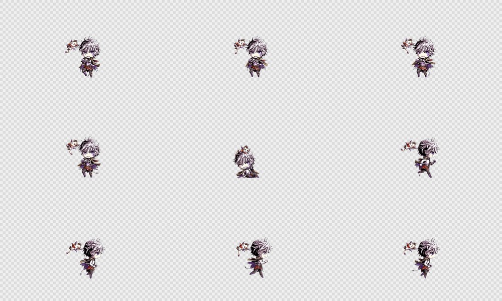 520套Q版二次元攻击动作PNG序列帧-Q版(player_0517)