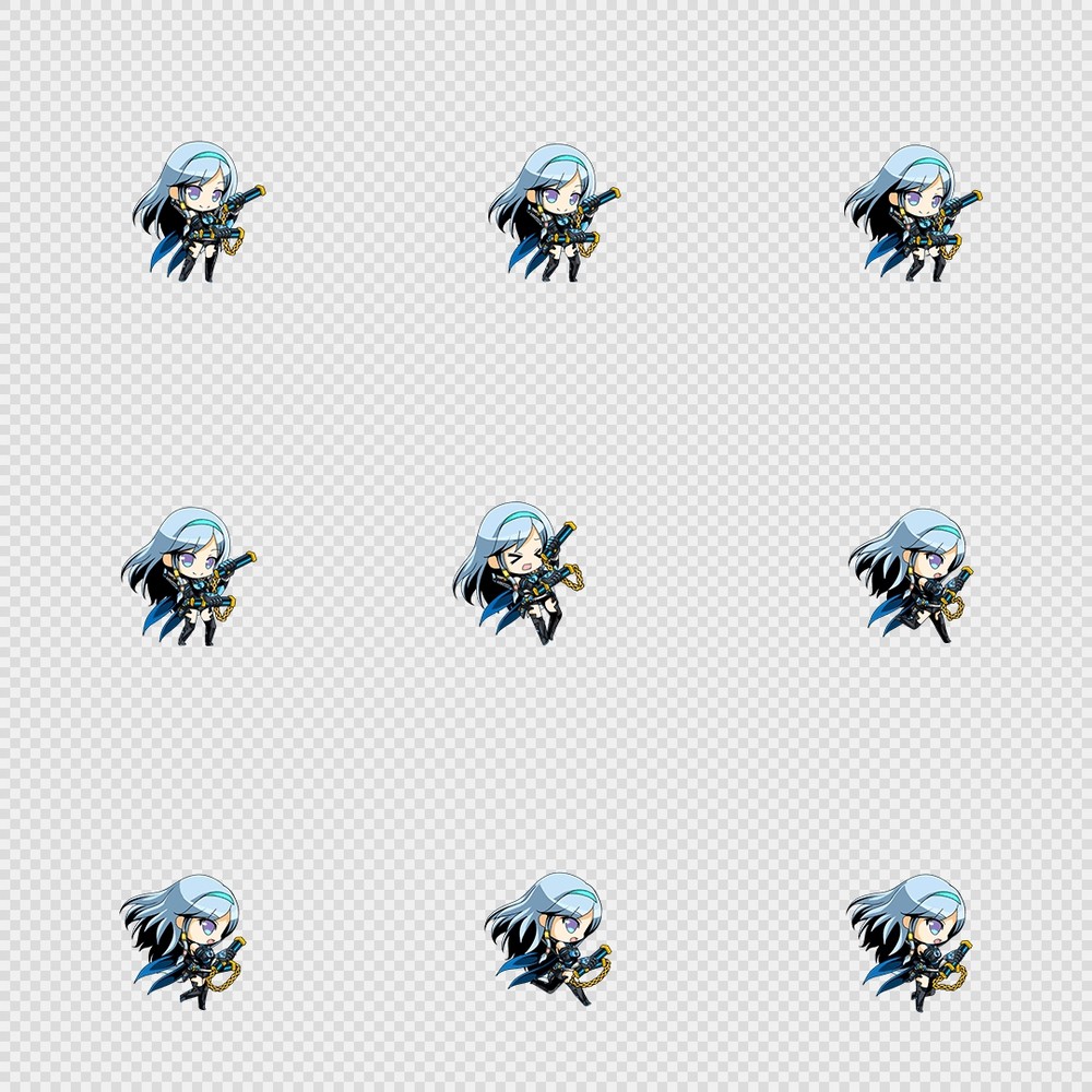 520套Q版二次元攻击动作PNG序列帧-Q版(player_0549)