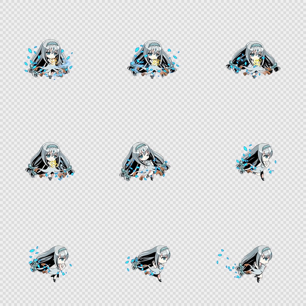 520套Q版二次元攻击动作PNG序列帧-Q版(player_0556)