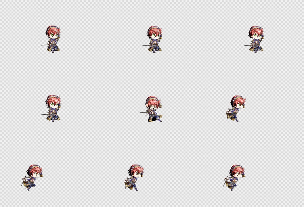 520套Q版二次元攻击动作PNG序列帧-Q版(player_0561)