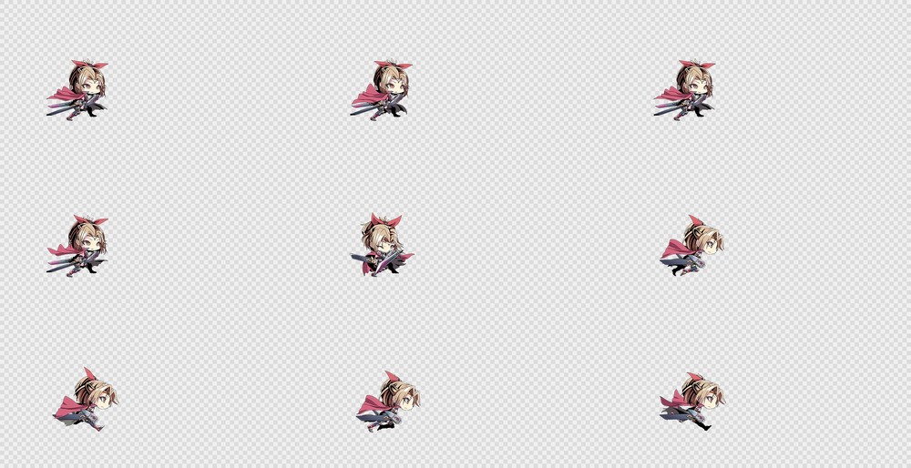 520套Q版二次元攻击动作PNG序列帧-Q版(player_0655)