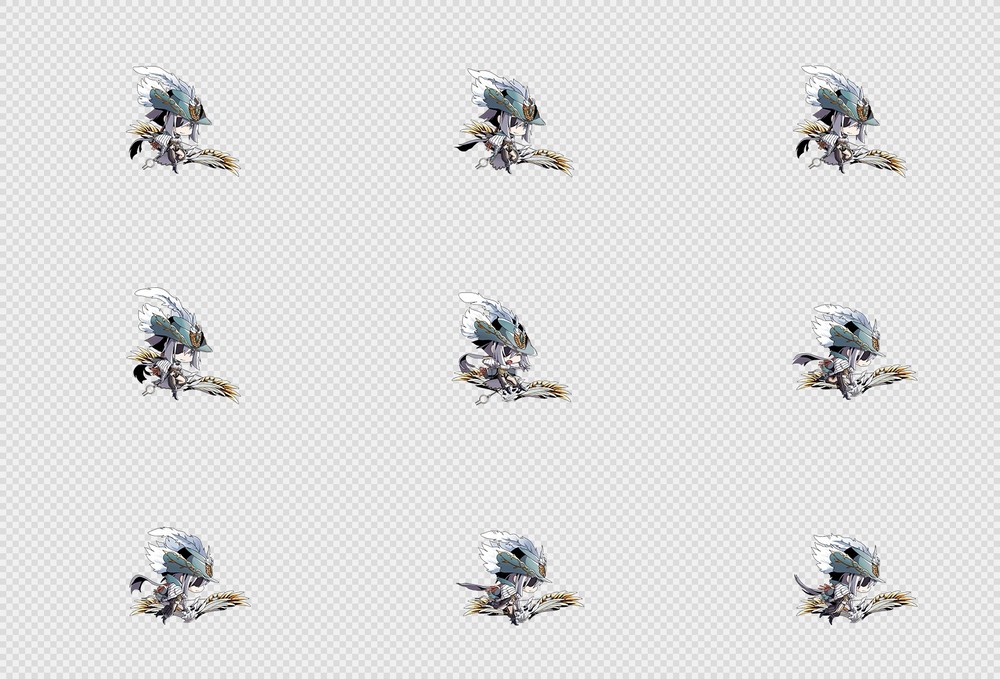520套Q版二次元攻击动作PNG序列帧-Q版(player_0669)
