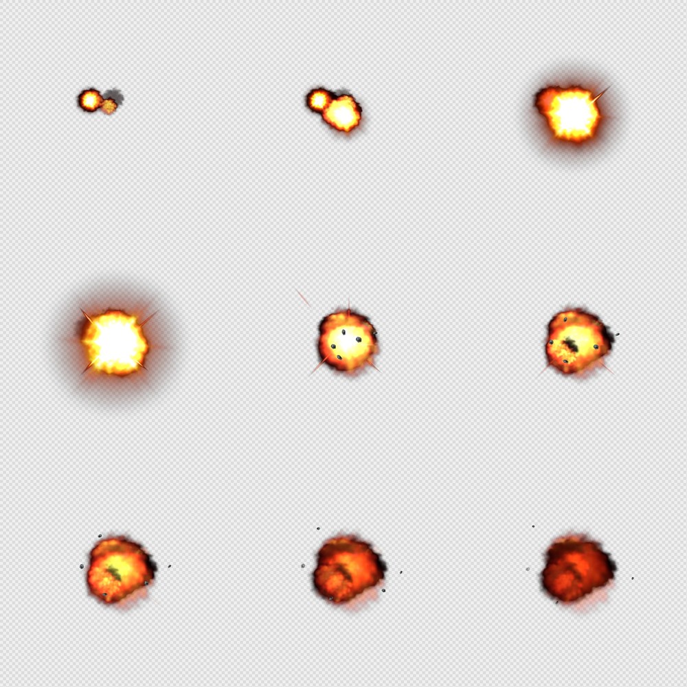 500套png序列帧spine骨骼特效(3.5G)-Spine(264 ZCYXWY battledamage)