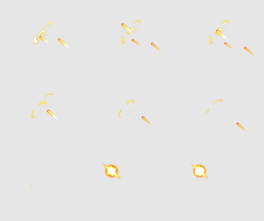 500套武器特效png序列帧骨骼(6.7G)-Spine(121 MYNSZD E53403)