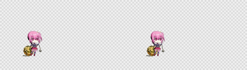 日韩风游戏角色动画PNG序列帧-Q版动漫-人-攻击-女性(1 (488))