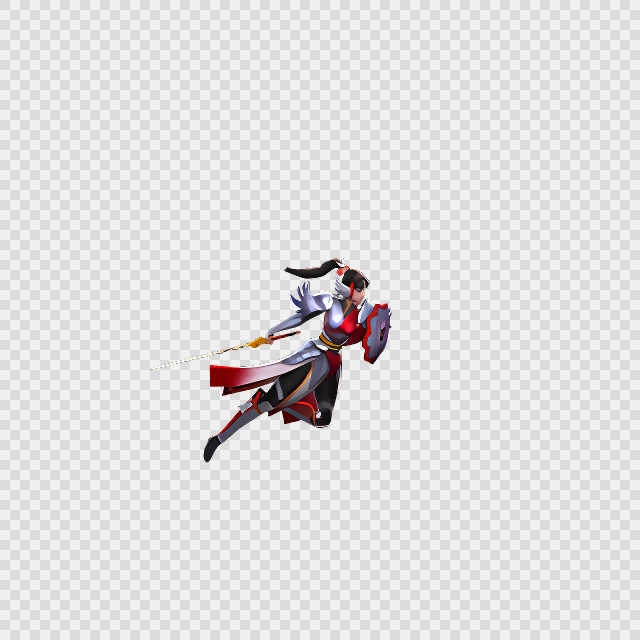 三国写实风格动画PNG序列帧-三国-男性(武将1冲刺)