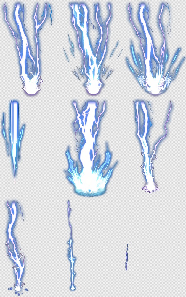 522套华丽光影技能特效-522套华丽光影技能特效(sprite_character_mage_effect_thunderstrike)