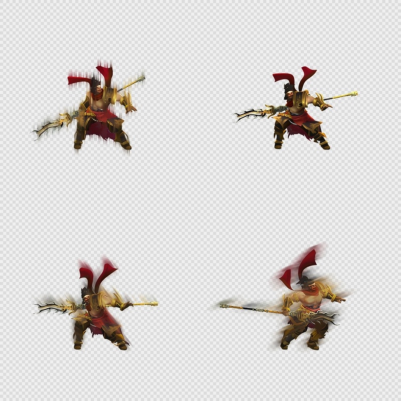 三国写实风格动画PNG序列帧-三国-男性(武将2施技1)