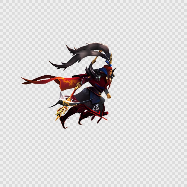 三国写实风格动画PNG序列帧-三国-男性(武将4冲刺)
