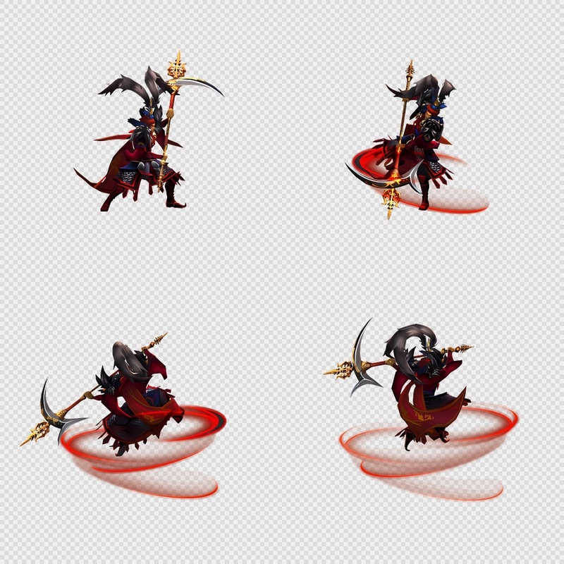 三国写实风格动画PNG序列帧-三国-男性(武将4施技3)