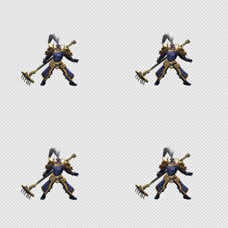 三国写实风格动画PNG序列帧-三国-男性(武将5战斗闲置)