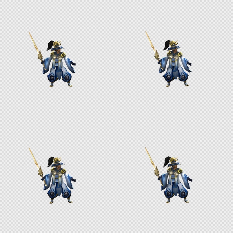 三国写实风格动画PNG序列帧-三国-男性(武将6战斗闲置)