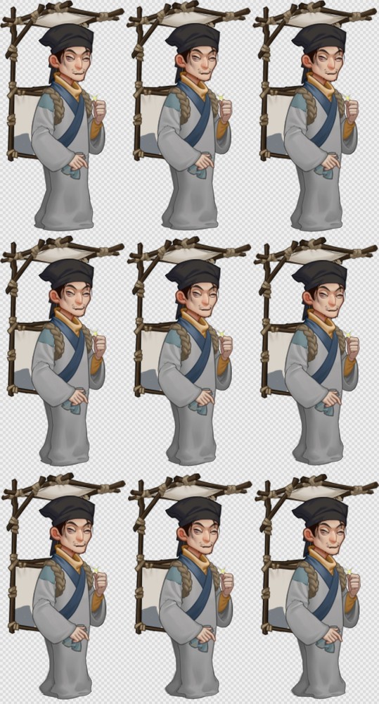 11套spine古风人物动画序列帧-Spine(qiongshusheng)