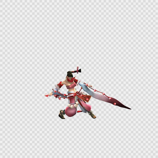 三国写实风格动画PNG序列帧-三国-女性(武将7受击)