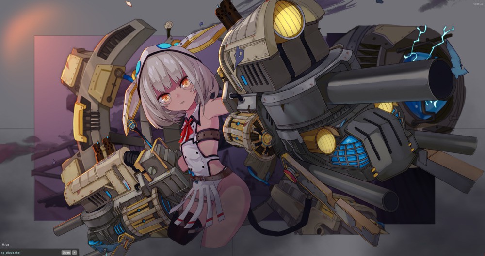 100套拂晓的拾荒园Spine骨骼动画-CG-100套拂晓的拾荒园Spine骨骼动画(cg_silude)