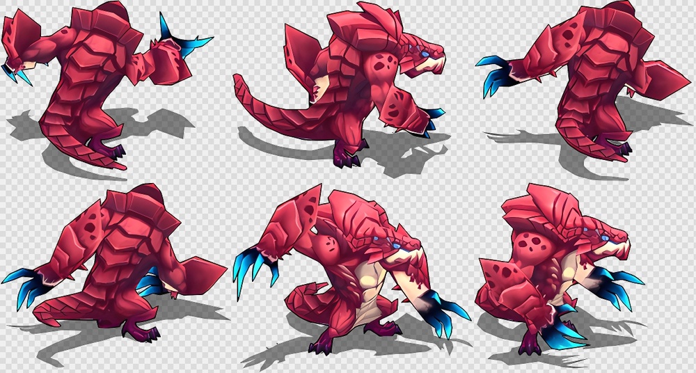 305套魔幻角色PNG序列帧-怪物-魔幻(b_01_05)