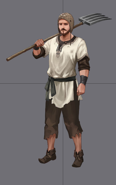 fiveStar五星624套Spine骨骼动画(i_villager_male)