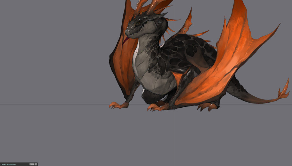 fiveStar五星624套Spine骨骼动画(i_wyvern)