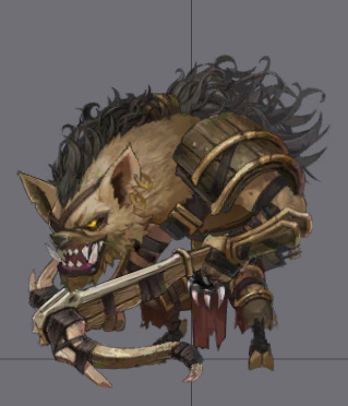 fiveStar五星624套Spine骨骼动画(m_gnoll_crossbow)