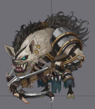 fiveStar五星624套Spine骨骼动画(m_gnoll_crossbowlooter)