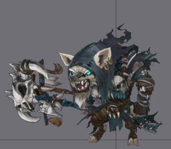 fiveStar五星624套Spine骨骼动画(m_gnoll_shamanlooter)