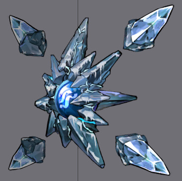 fiveStar五星624套Spine骨骼动画(m_guardian_waterattack)