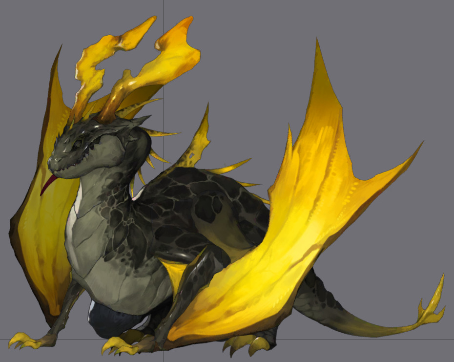 fiveStar五星624套Spine骨骼动画(m_wyvern_light)