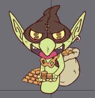 fiveStar五星624套Spine骨骼动画(mole_boss_goblin)