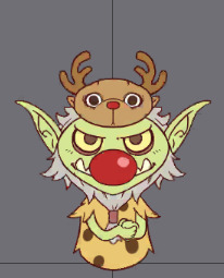 fiveStar五星624套Spine骨骼动画(mole_special goblin_xmas)