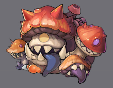 fiveStar五星624套Spine骨骼动画(p_mushroom_colony)
