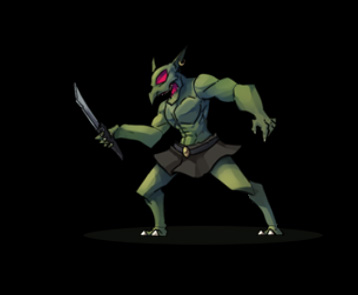 Animated Battlers 16套怪物Spine动画-怪物-Spine(Dagger Goblin)
